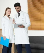 White Surgery Lab Coat Uniform