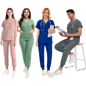 Lightweight Anti-Wrinkle Surgical Scrub Set - Soft Jogger for Men & Women