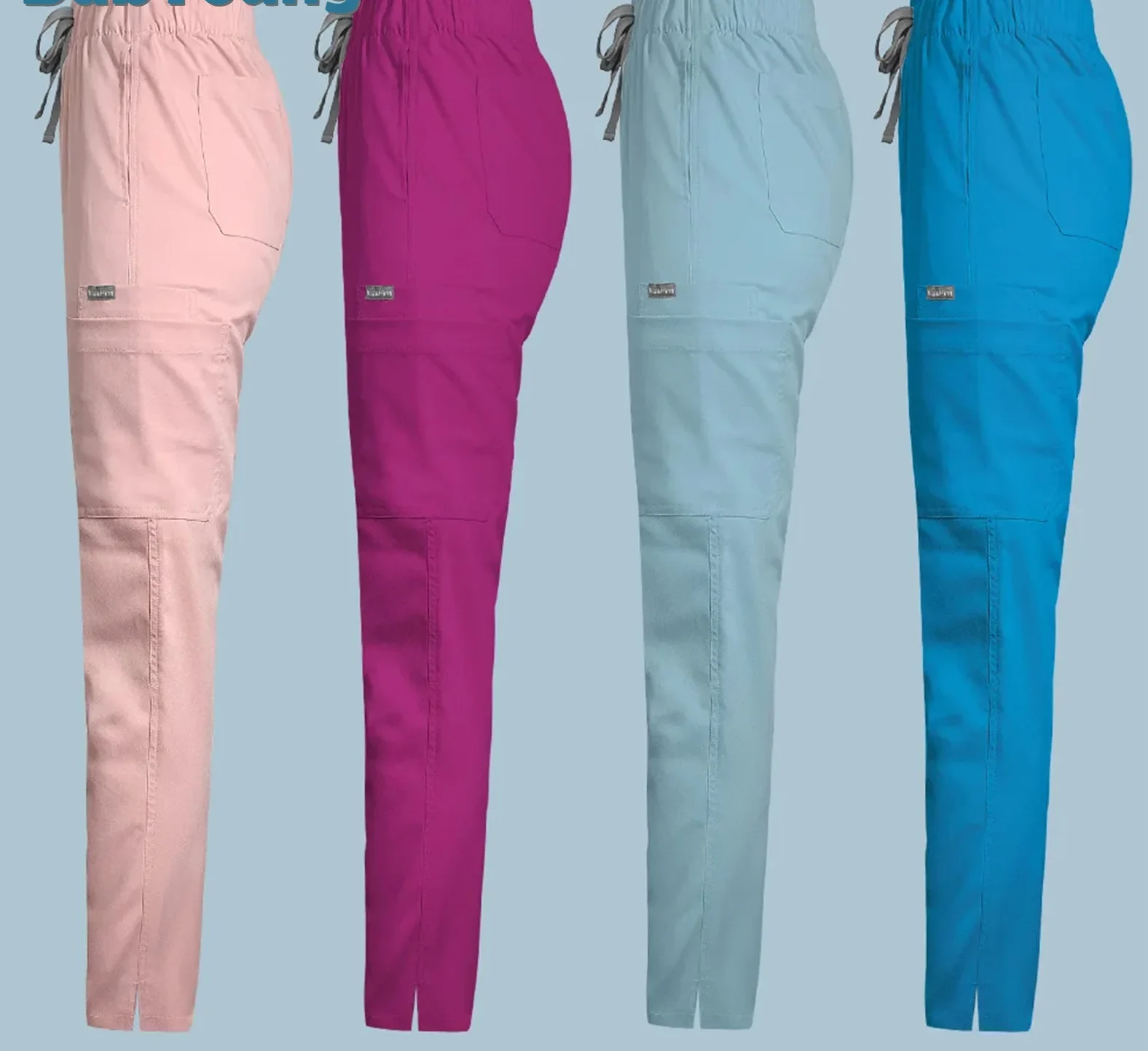 S8218cb15536a4632aa56cc293b3f5582Q-1.webp Solid Color Unisex Scrub Surgical Lab Uniform Pant for Nurses & Doctors
