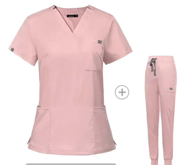 Multicolor Women's Scrub Set