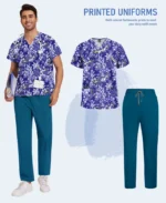 Unisex Scrub Uniforms - Workwear Set for Healthcare & Beauty