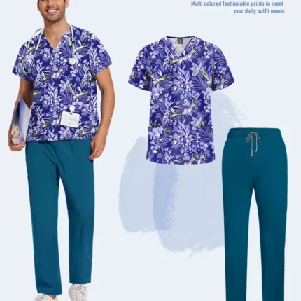 Unisex Scrub Uniforms - Workwear Set for Healthcare & Beauty