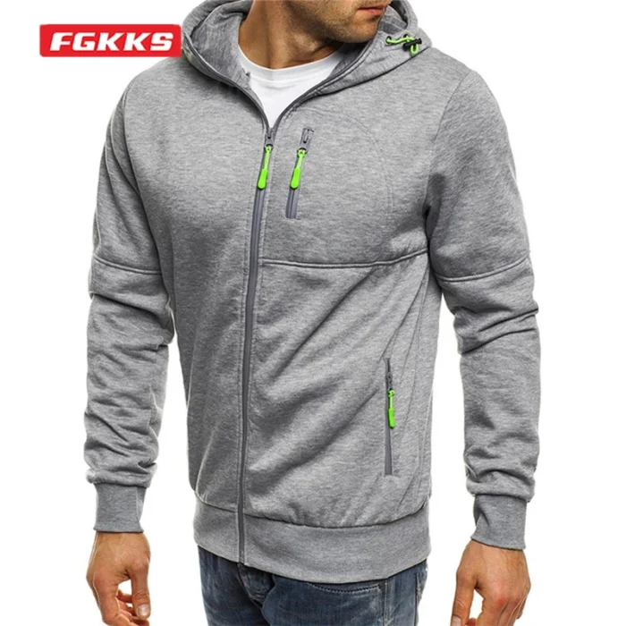 Men's Zipper Hoodie | Casual Streetwear Jacket