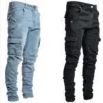 Multi-Pocket Cargo Jeans for Casual Style