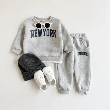 Winter Thickened 2PCS Outfit Set