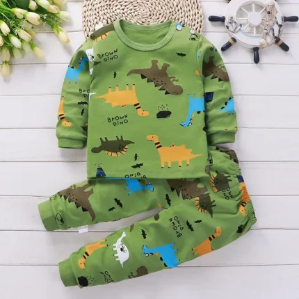  Cartoon Underwear set Baby Boys and Girls Cotton Pajamas