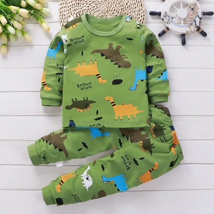  Cartoon Underwear set Baby Boys and Girls Cotton Pajamas