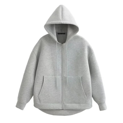 Oversized Unisex Winter Hoodie for Cozy Street Style
