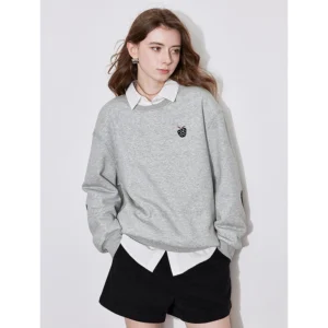 Women's Apple Pattern Fleece Hoodie