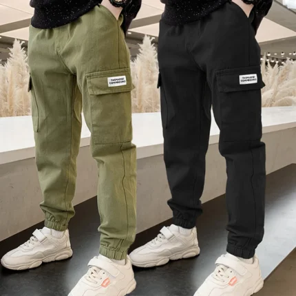 shop Cargo Pant for Boys - Casual Letter Print Sweatpants