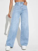 women High Waist Wide Leg Jeans