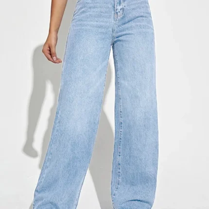 women High Waist Wide Leg Jeans