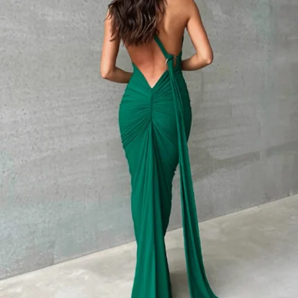 Backless Maxi Dress 2025