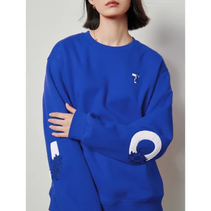 Women's Plush Embroidery Hoodie