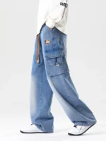 Big Size Men's Cargo Jeans
