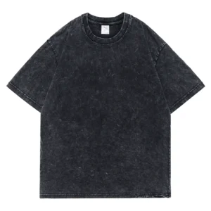 Men's American Washed T-Shirt Cotton Loose Crew Neck Oversized Tee