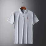 Short Sleeve Embroidered Polo Shirt for Men - Comfortable Wear