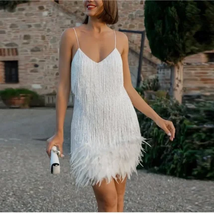 Sexy Mini Dress | Spaghetti Strap Evening Gown